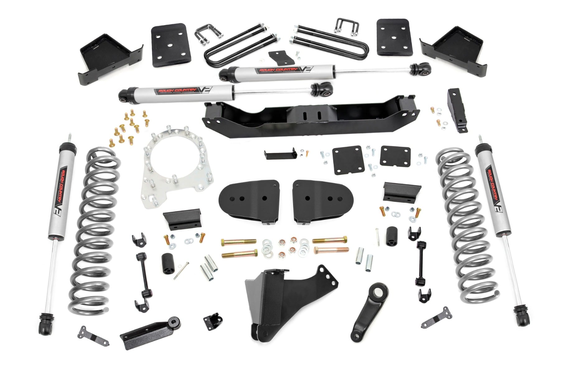 Rough Country 6 Inch Lift Kit Diesel OVLD V2 Ford F-250/F-350 Super Duty 4WD (23-26)