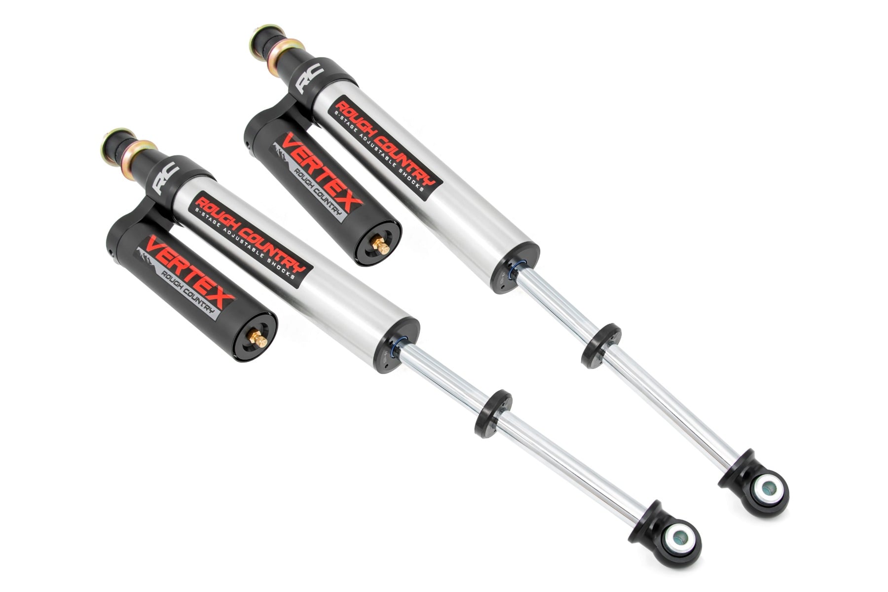 Rough Country Vertex 2.5 Reservoir Rear Shocks 0-3.5″ Toyota Tundra 2WD/4WD (2022-2026)