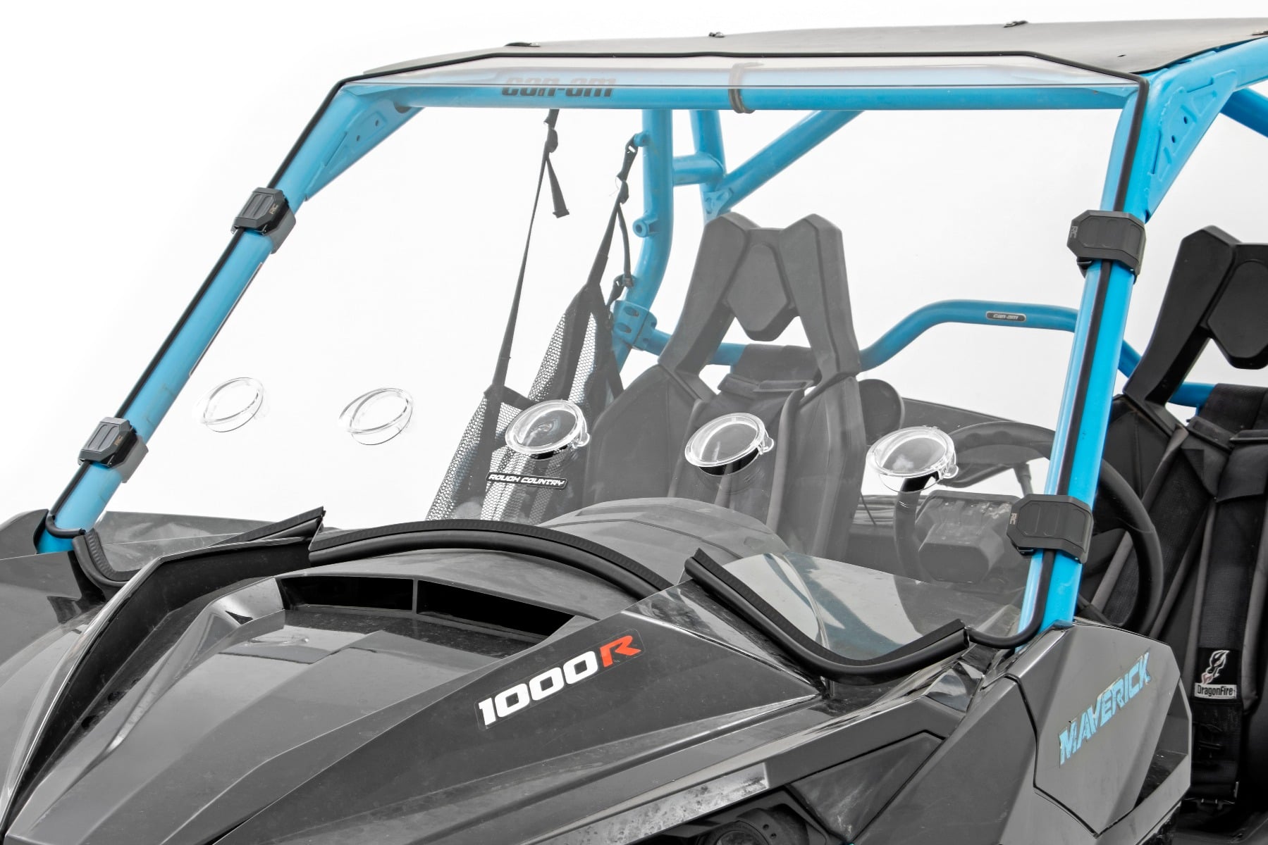 Rough Country Vented Full Windshield Scratch Resistant Can-Am Maverick Max 1000R X