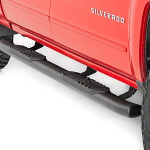 Rough Country Oval Nerf Step Crew Cab Chevy/GMC 1500/2500HD/3500HD (07-19 & Classic)