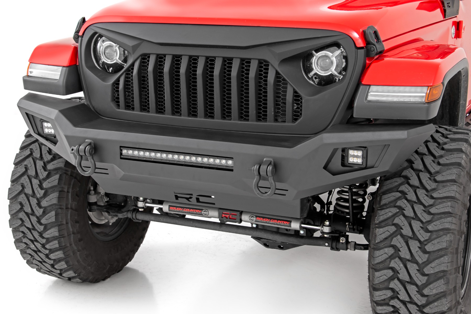 Rough Country Front Bumper Skid Plate Jeep Gladiator JT/Wrangler JK & JL/Wrangler Unlimited 4WD