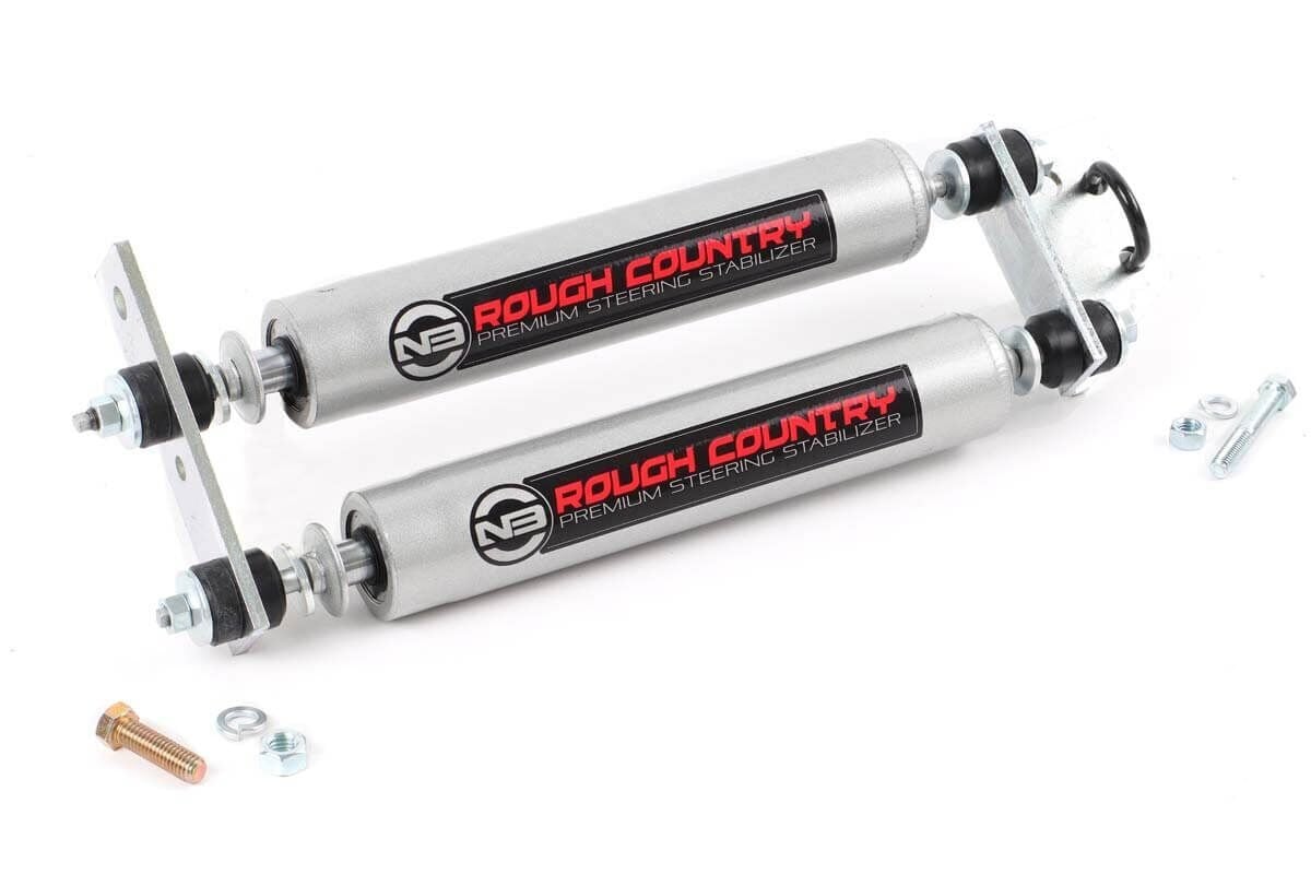 Rough Country N3 Steering Stabilizer Dual Toyota 4Runner/Truck 4WD (1986-1995)