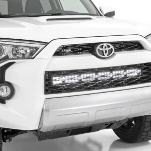 Rough Country LED Light Kit Bumper Mount 30″ Black Dual Row Toyota 4Runner (14-20)