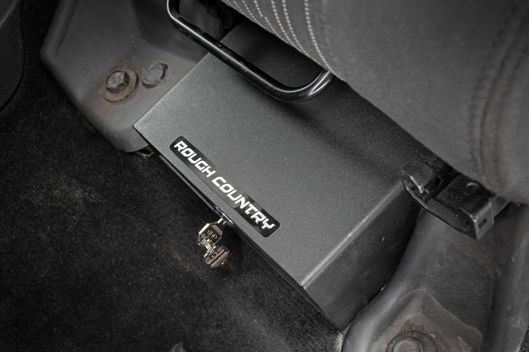 Rough Country Storage Box Under Seat Jeep Wrangler JK (07-10)/Wrangler Unlimited (07-18)