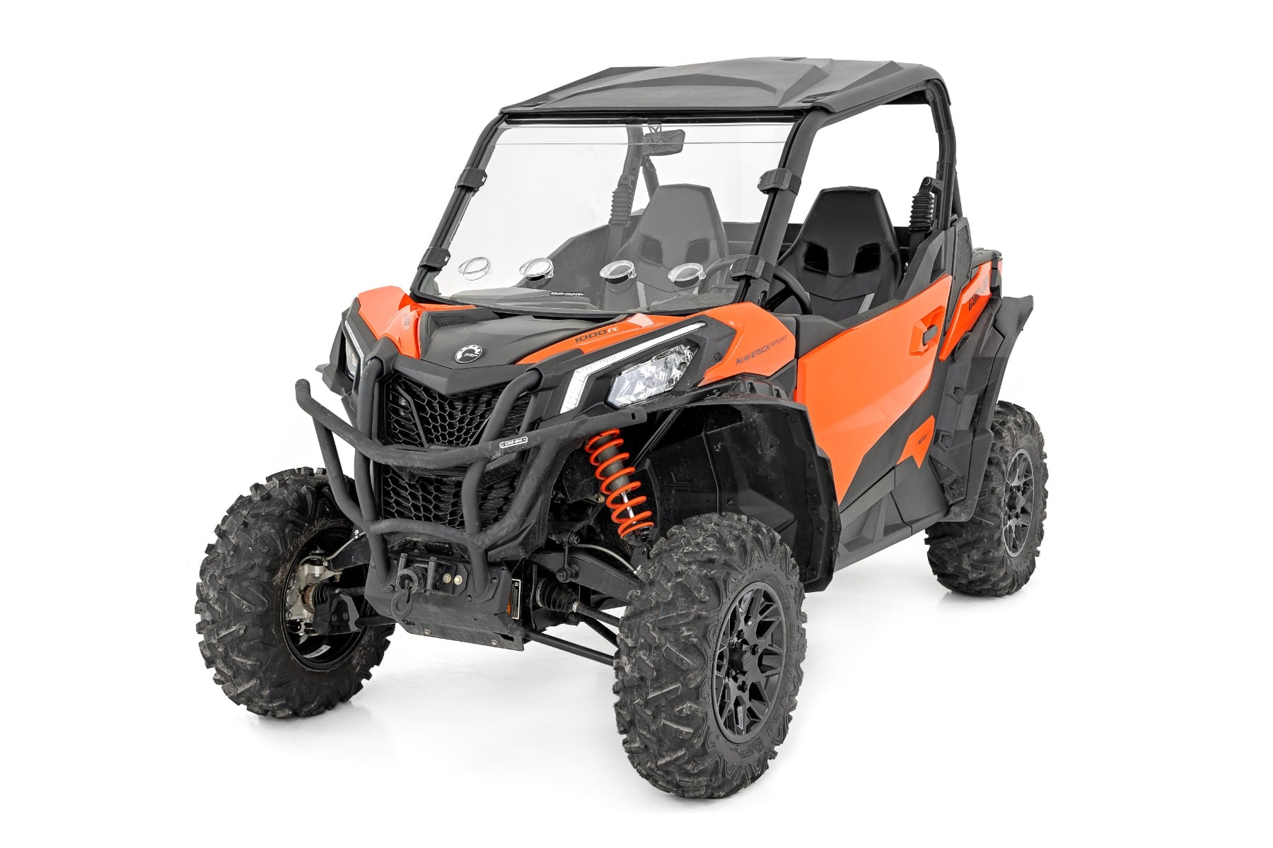 Rough Country Vented Full Windshield Scratch Resistant Can-Am Maverick Sport 1000R