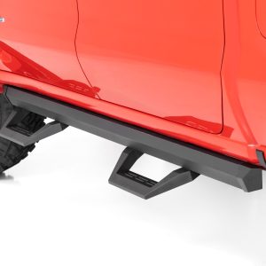 Rough Country SRX2 Adj Aluminum Step Crew Cab Chevy/GMC 1500/2500HD (19-26)