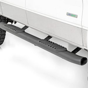 Rough Country Oval Nerf Step Crew Cab Black Ford F-150 2WD/4WD (2009-2014)