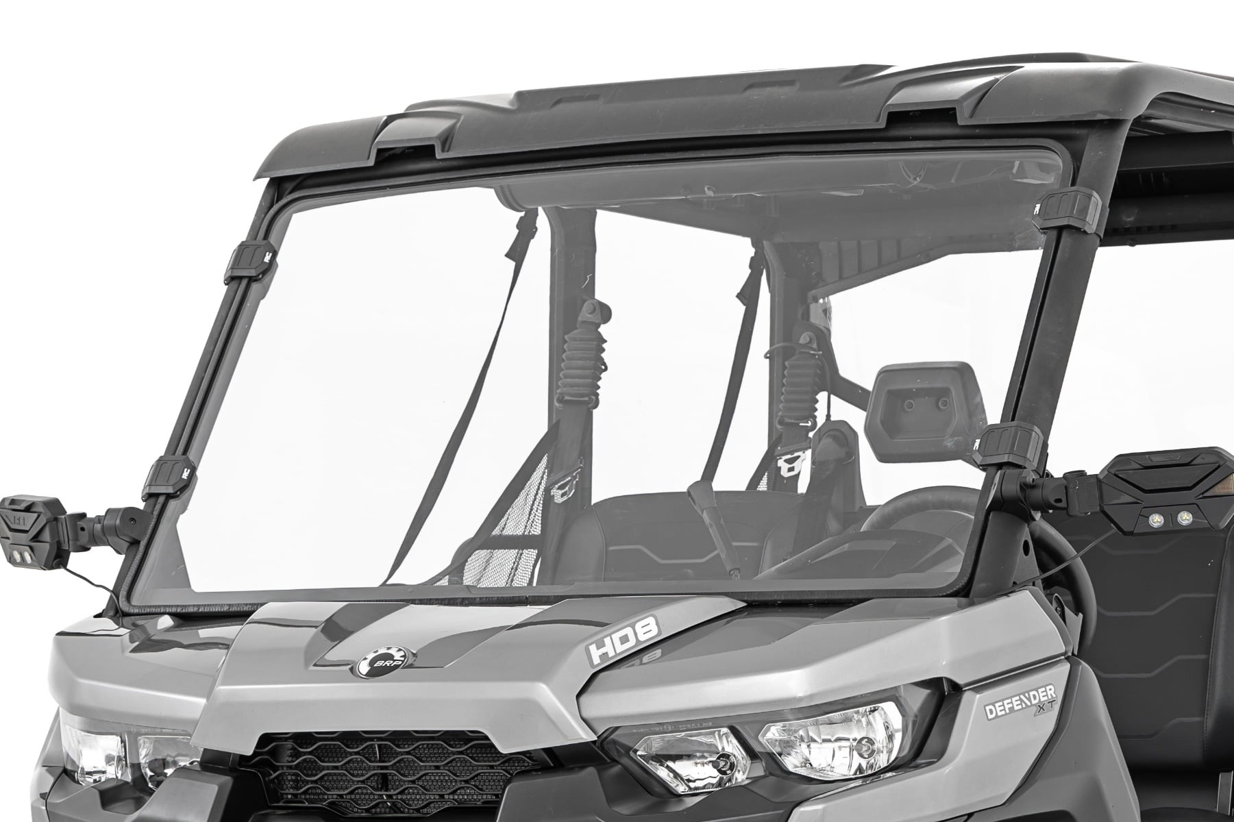Rough Country Full Windshield Scratch Resistant Can-Am Defender HD 8/HD 9/HD 10