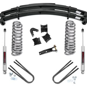 Rough Country 2.5 Inch Lift Kit Rear Springs Ford F-100 4WD (1970-1976)