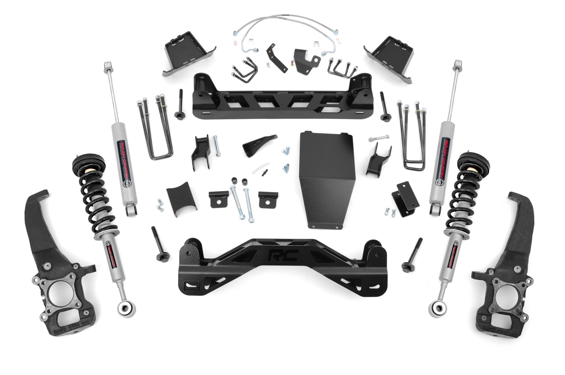 Rough Country 6 Inch Lift Kit N3 Struts Ford F-150 4WD (2004-2008)