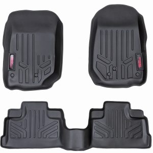 Rough Country Floor Mats FR & RR 4 Door Jeep Wrangler Unlimited 2WD/4WD (2007-2013)