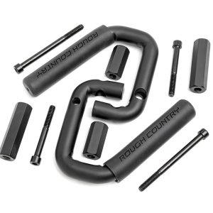 Rough Country Grab Handles Steel Front Black Jeep Wrangler JK/Wrangler Unlimited (07-18)