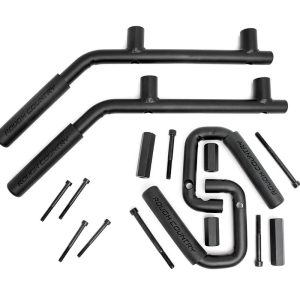 Rough Country Grab Handles Steel FR & RR Black Jeep Wrangler JK/Wrangler Unlimited (07-18)