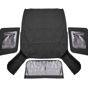 Rough Country Soft Top Replacement Black 2 Door Jeep Wrangler JK 4WD (2007-2009)