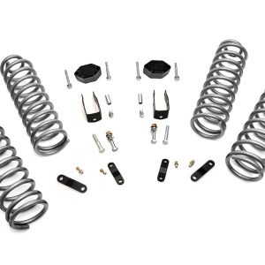 Rough Country 2.5 Inch Lift Kit Coils No Shocks Jeep Wrangler JK 4WD (2007-2018)