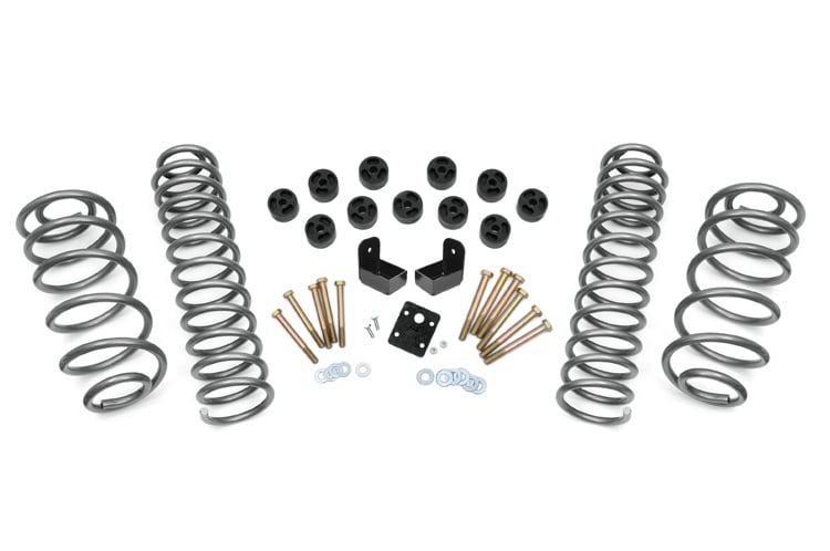 Rough Country 3.75 Inch Lift Kit Combo 6 Cyl Jeep Wrangler TJ (97-06)/Wrangler Unlimited (04-06)