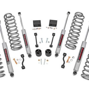 Rough Country 2.5 Inch Lift Kit Coils Jeep Wrangler Unlimited 4WD (2024-2026)
