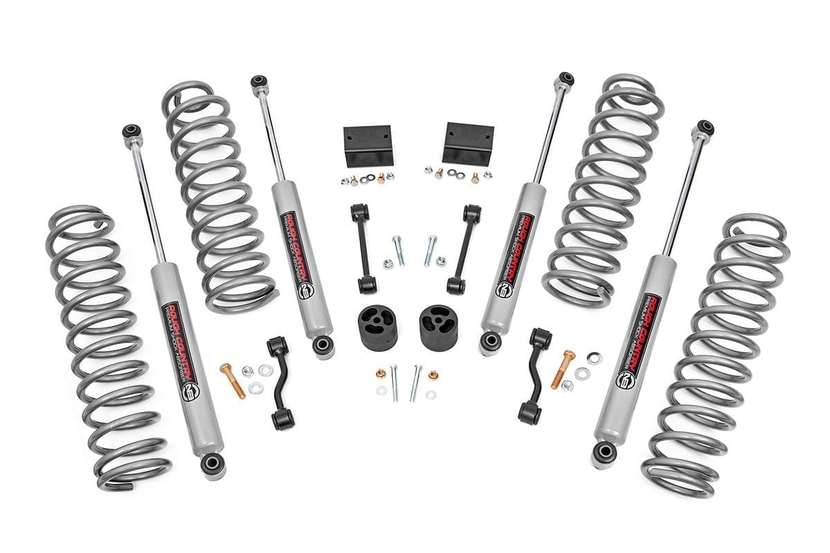 Rough Country 2.5 Inch Lift Kit Coils N3 Jeep Wrangler JL 4WD (2024-2026)