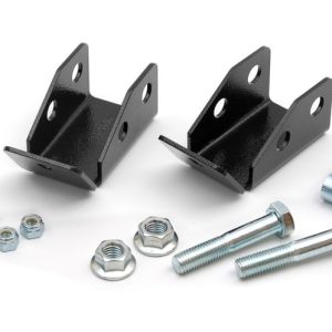 Rough Country Shock Relocation Brackets Rear Jeep Wrangler TJ (97-06)/Wrangler Unlimited (04-06)