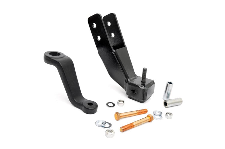 Rough Country Track Bar Bracket & Pitman Arm Front Jeep Wrangler TJ (97-06)/Wrangler Unlimited (04-06)