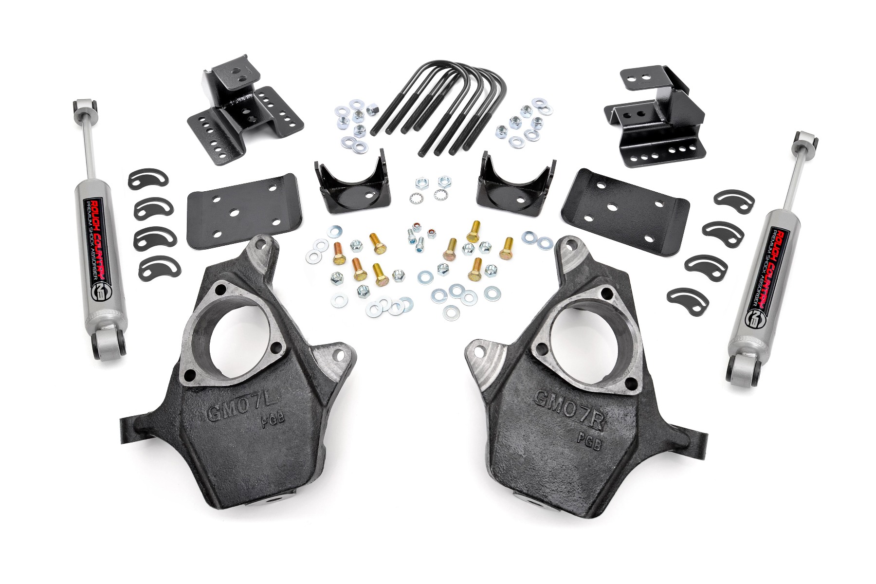 Rough Country Lowering Kit 2 Inch FR 4 Inch RR Chevy/GMC 1500 (99-06 & Classic)