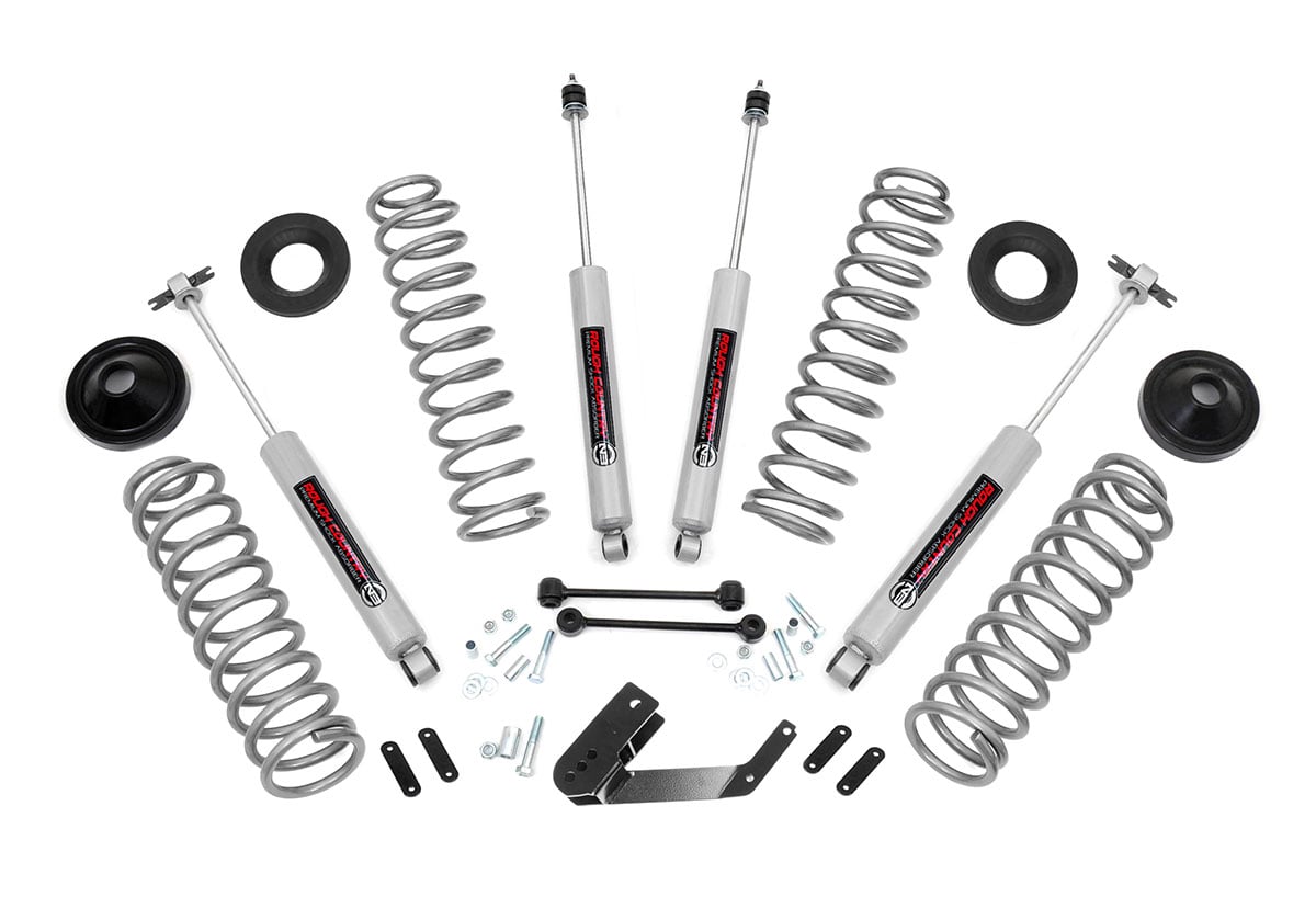 Rough Country 3.25 Inch Lift Kit Jeep Wrangler Unlimited 2WD/4WD (2007-2018)