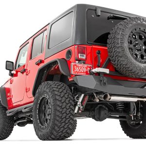 Rough Country Rear Bumper Rock Crawler Tire Carrier Jeep Wrangler JK/Wrangler Unlimited (07-18)