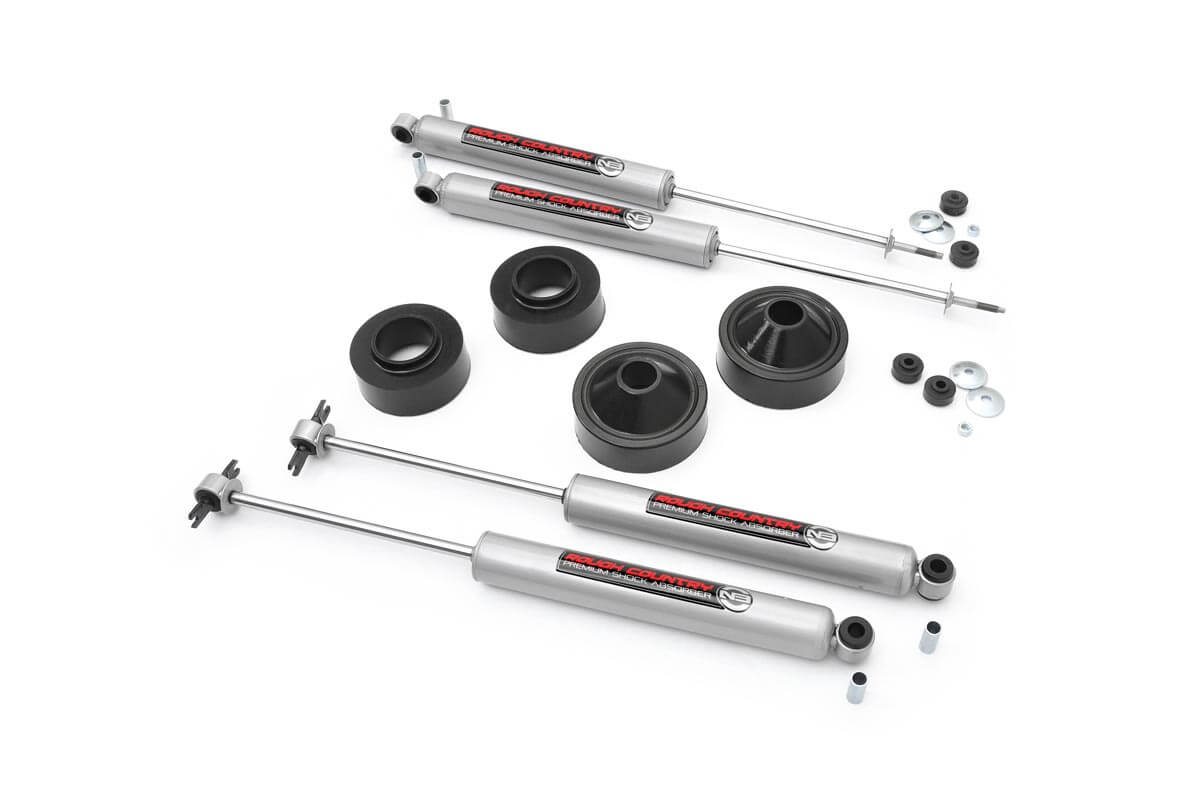 Rough Country 1.75 Inch Lift Kit N3 Jeep Wrangler JK/Wrangler Unlimited (2007-2018)