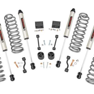 Rough Country 2.5 Inch Lift Kit Coils V2 Jeep Wrangler Unlimited 4WD (2018-2023)