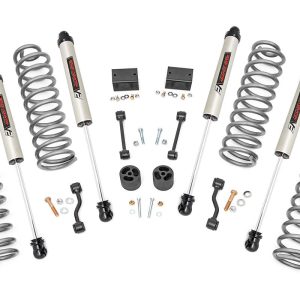 Rough Country 2.5 Inch Lift Kit Coils V2 Jeep Wrangler Unlimited 4WD (2024-2026)