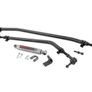 Rough Country High Steer Kit w/ N3 Steering Stabilizer Jeep Gladiator JT/Wrangler JL (18-26)