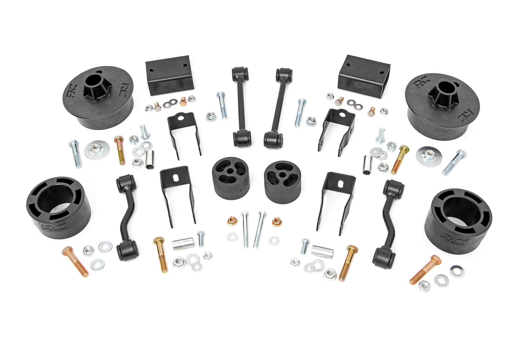 Rough Country 2.5 Inch Lift Kit Spacers Jeep Wrangler JL (24-26)/Wrangler Unlimited (24-26)