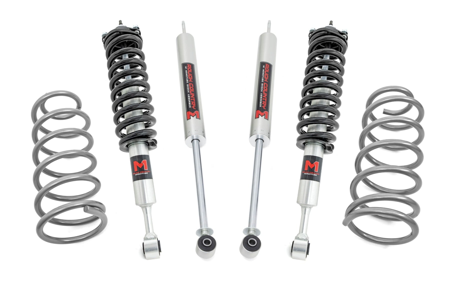 Rough Country 2 Inch Lift Kit RR Coils M1 Struts Toyota 4Runner 4WD (2010-2024)