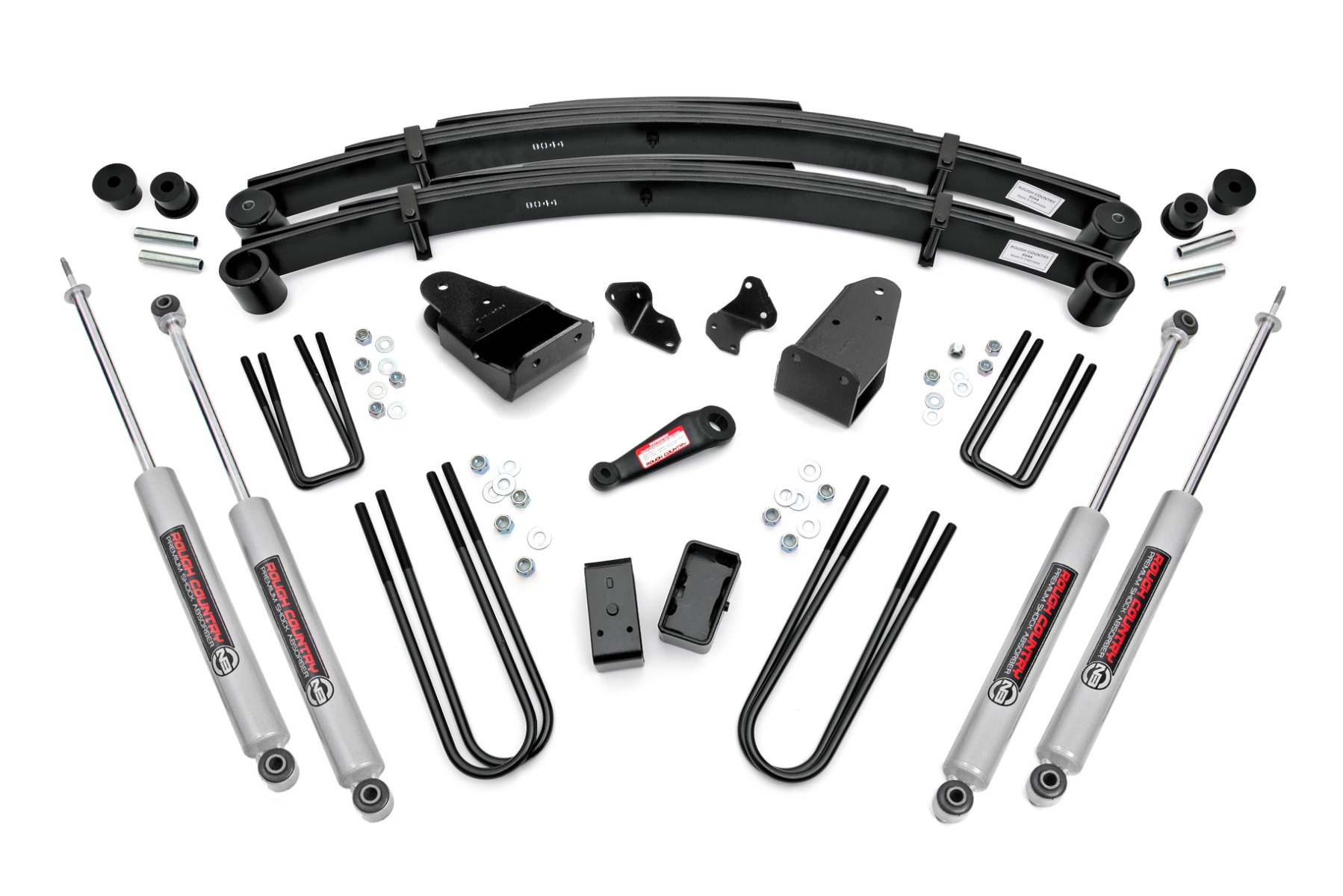 Rough Country 4 Inch Lift Kit Ford F-350 4WD (1982-1985)
