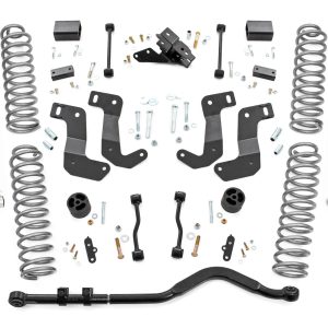 Rough Country 3.5 Inch Lift Kit C/A Drop Stage 1 M1 Jeep Wrangler Unlimited (18-23)