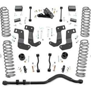 Rough Country 3.5 Inch Lift Kit C/A Drop Stage 1 M1 Jeep Wrangler Unlimited (24-26)