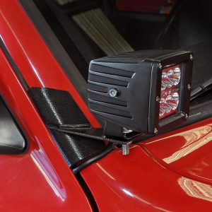 Rough Country LED Light Mount Lower A-Pillar Pod Pair Jeep Cherokee XJ 2WD/4WD (84-01)