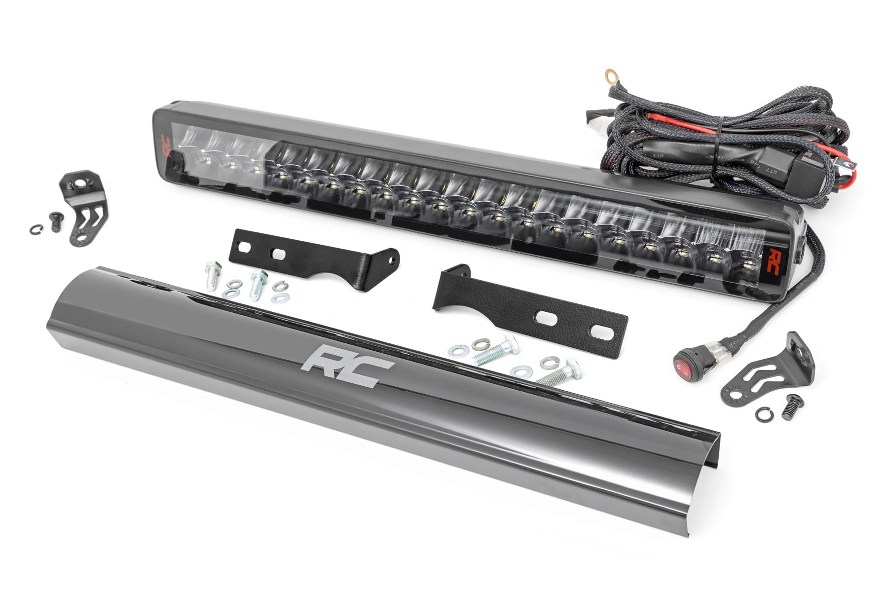 Rough Country LED Light Kit Bumper Mount 20″ Spectrum Dual Row Jeep Grand Cherokee WK2 (11-20)
