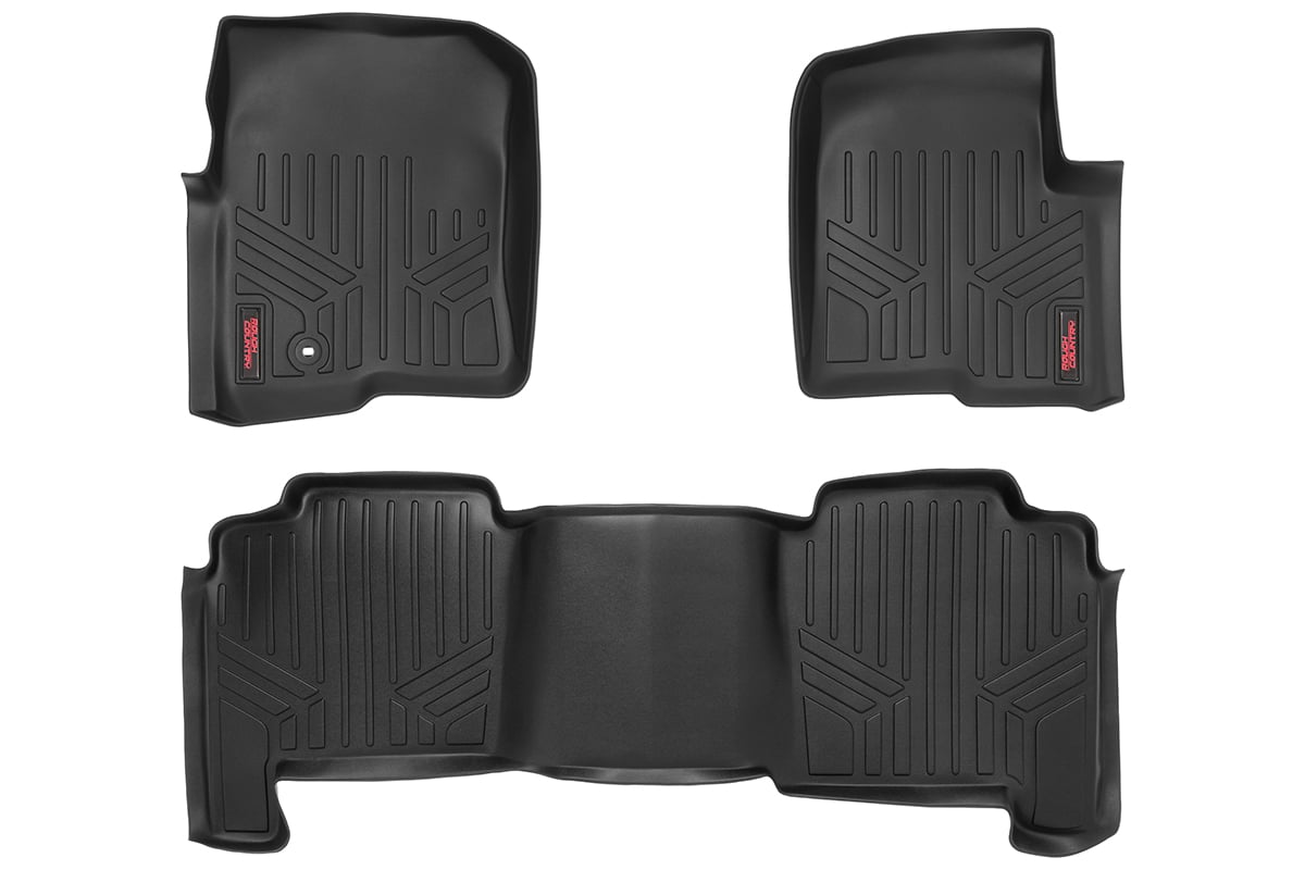 Rough Country Floor Mats FR & RR Ford F-150 2WD/4WD (2004-2008)
