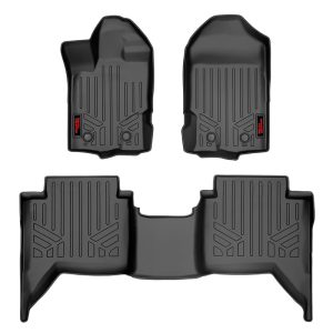 Rough Country Floor Mats FR & RR Ford Ranger 2WD/4WD (2019-2023)