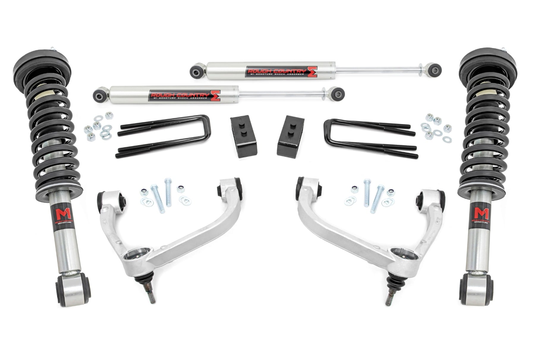 Rough Country 3 Inch Lift Kit M1 Struts Ford F-150 4WD (2009-2013)
