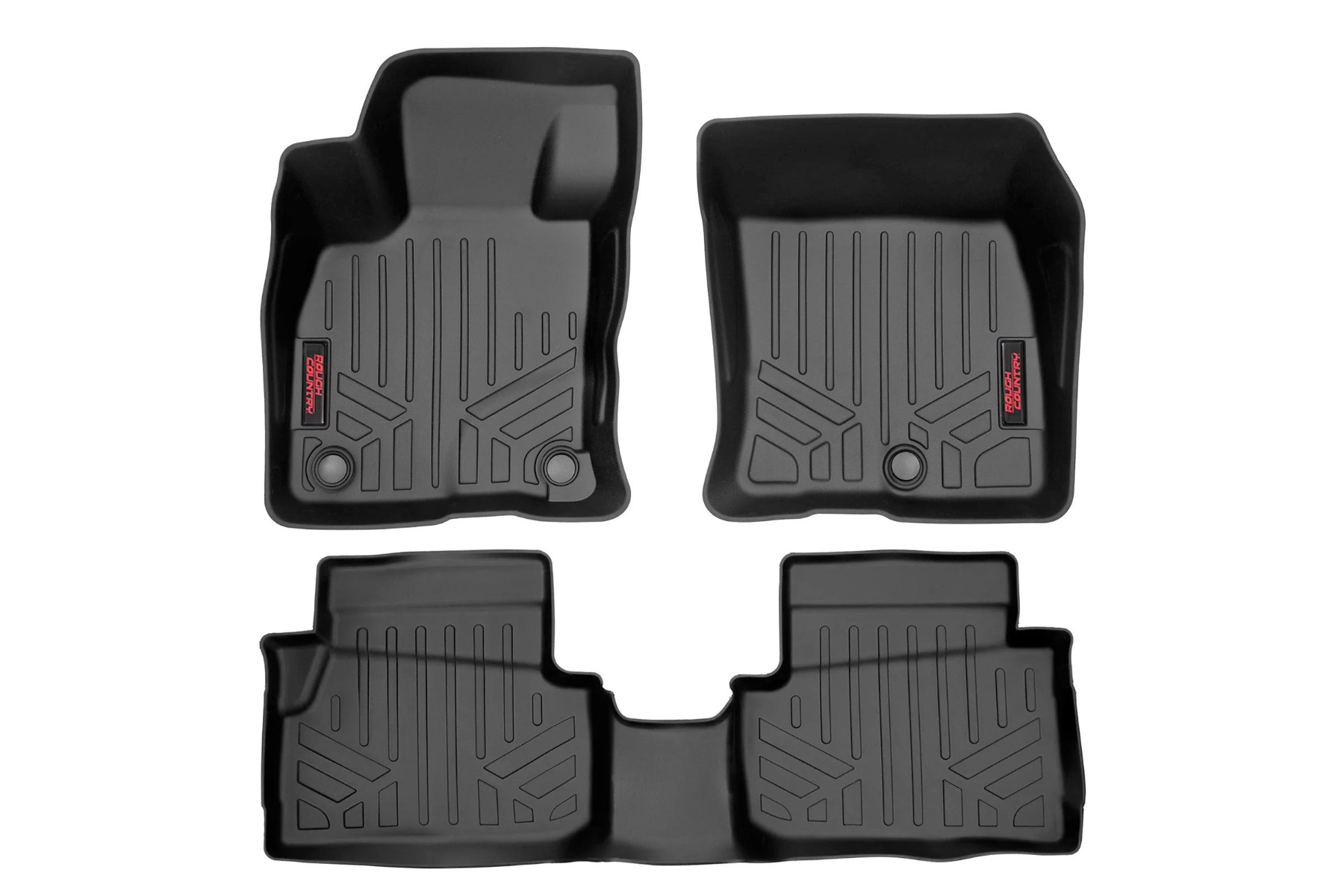 Rough Country Floor Mats Front and Rear Ford Maverick 2WD/4WD (2022-2026)