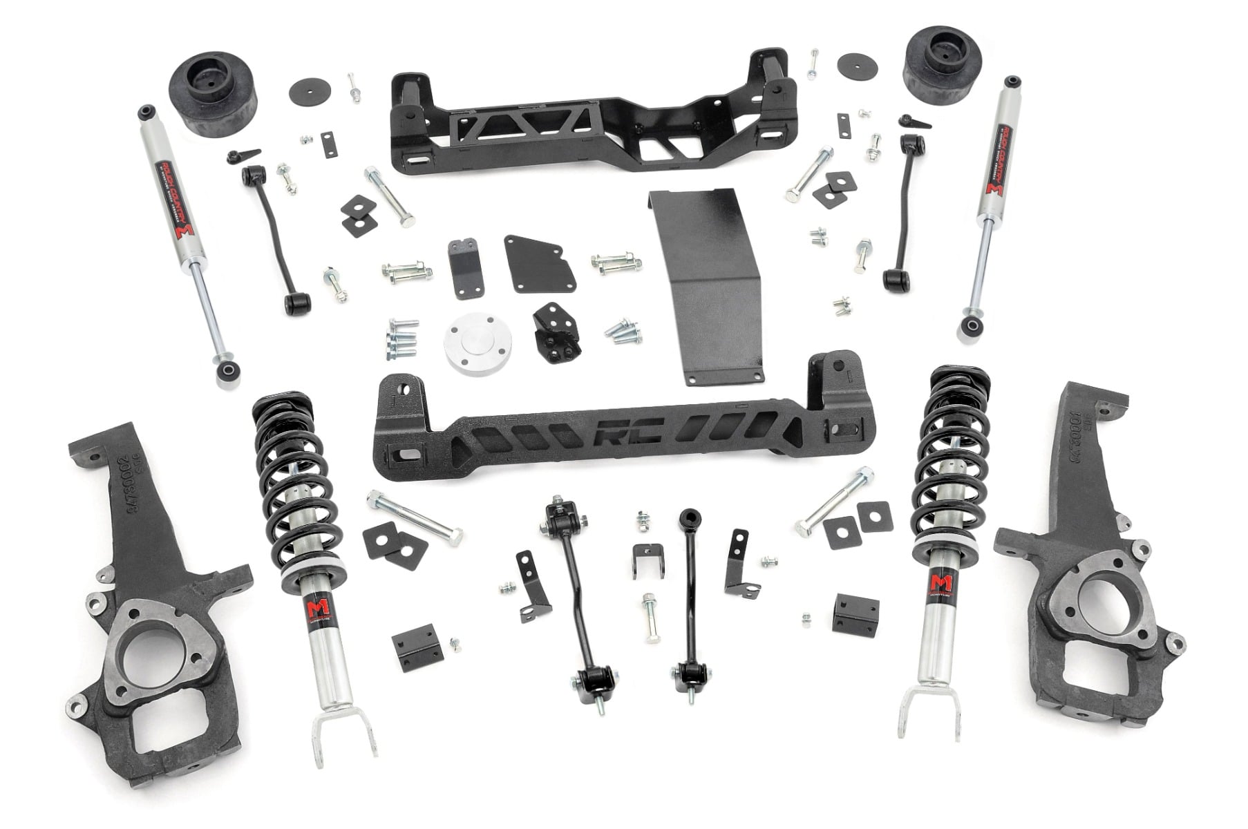 Rough Country 4 Inch Lift Kit M1 Struts Ram 1500 4WD (2012-2018 & Classic)