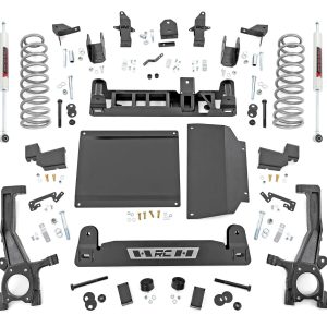 Rough Country 6 Inch Lift Kit M1 Strut Rear Coil Toyota Tundra 4WD (2022-2026)