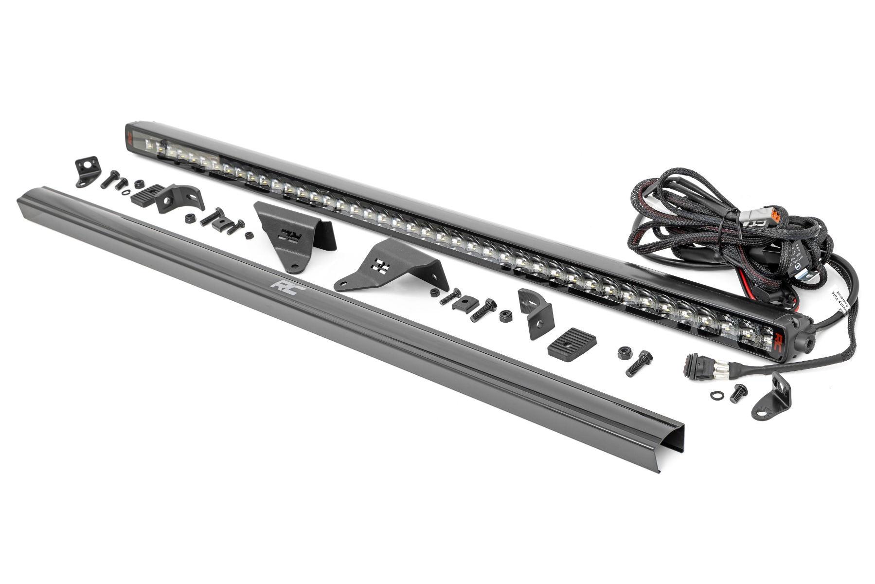 Rough Country LED Light Kit Upper Windshield 40″ Spectrum Single Row Ford Bronco (21-26)