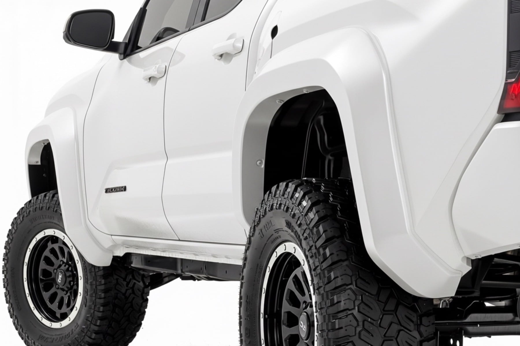 Rough Country Sport Fender Flares 089 Wind Chill Pearl Toyota Tacoma 2WD/4WD (24-26)