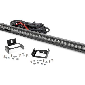 Rough Country LED Light Kit Grill 30″ Black Single Row White DRL Ford F-250/F-350 Super Duty (11-16)