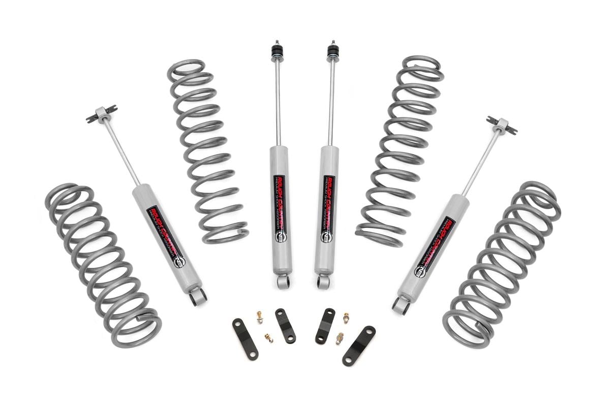 Rough Country 2.5 Inch Lift Kit Jeep Wrangler JK 4WD (2007-2018)