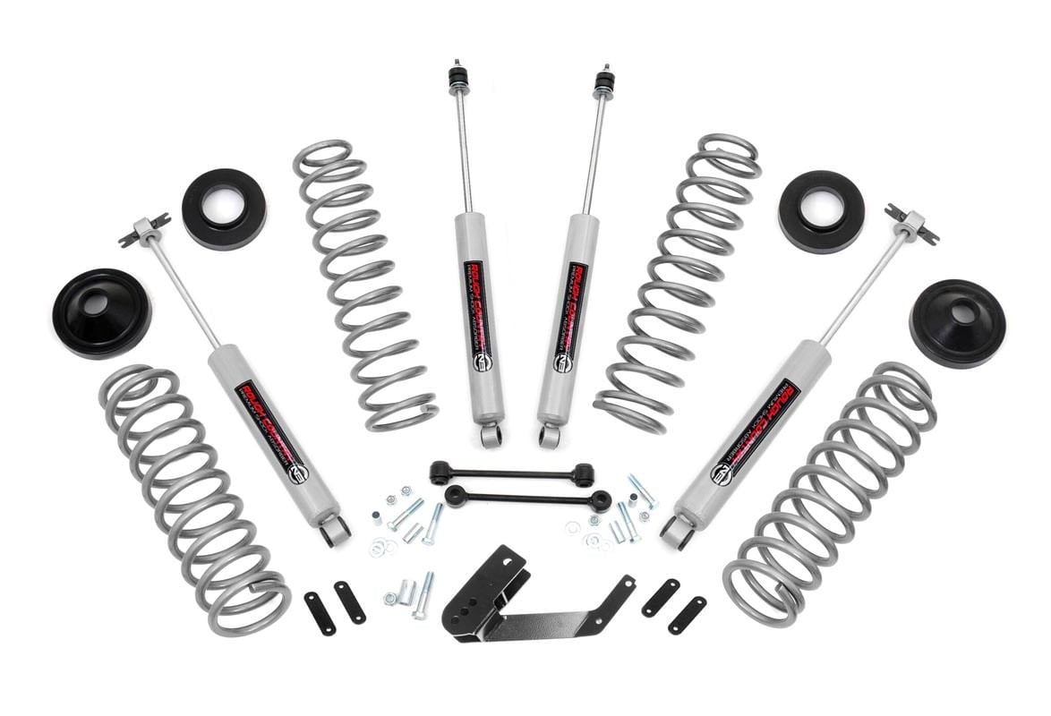 Rough Country 3.25 Inch Lift Kit Jeep Wrangler JK 4WD (2007-2018)