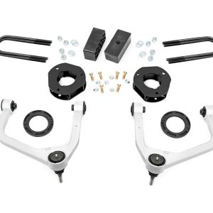 Rough Country 3.5 Inch Lift Kit Mono Leaf Rear GMC Sierra 1500 2WD/4WD (2019-2024)